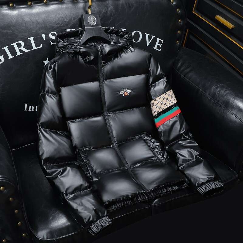 2025 Winter New Hooded Slim Fit Fashionable Warm Youth Coat Men's Down Jacket