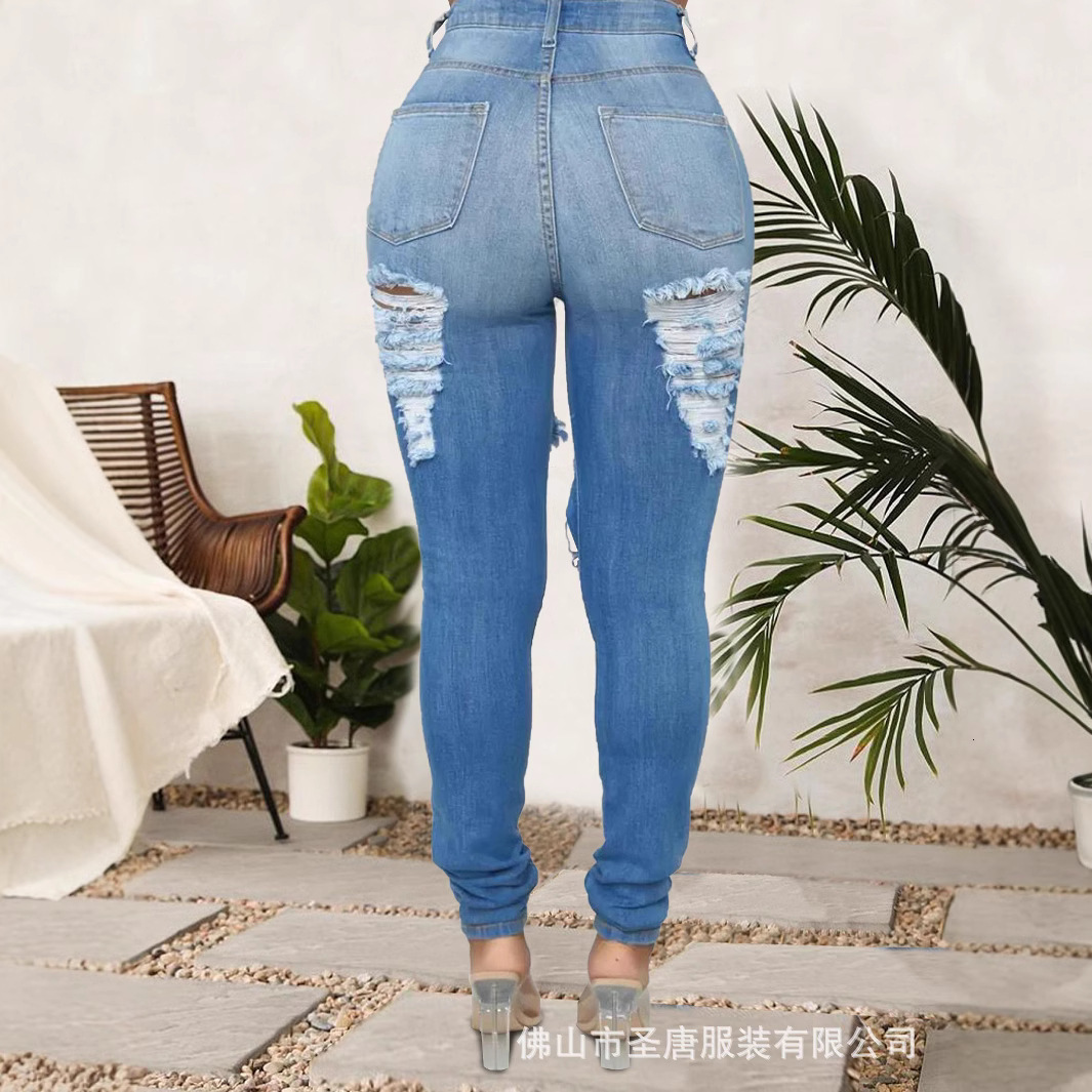 Russian OZON Code Ripped Jeans Skinny Pants Tem TK Trendy Brand 201105