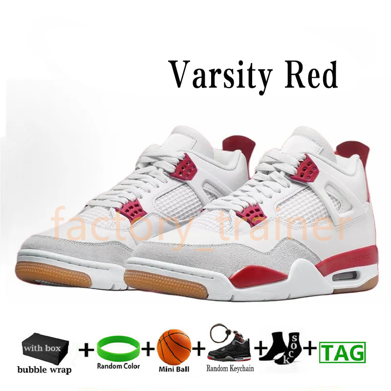 2026 Designer New basketball shoes 4 Black Cat Worn Blue White Cement Black Meatllic Black Cool Grey Concerd Flu Game mens sneakers womens runner trai