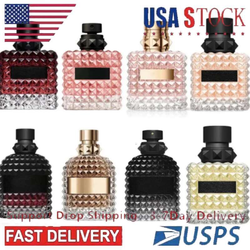 Extradose Born in Roma intense Perfume Coral Fantasy The Gold Men Women fragrance Cologne 100ml Eau De Parfum Long Lasting Floral Spray US stock 3-7day Delivery