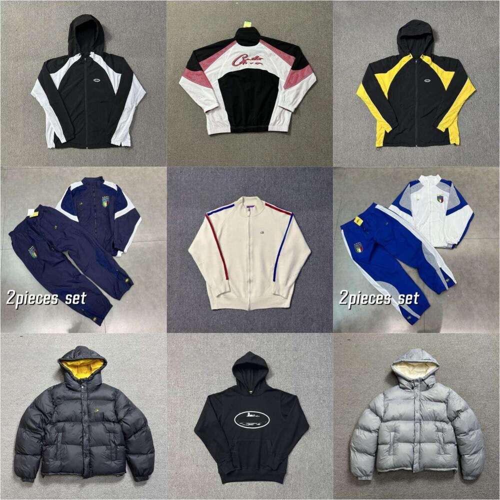 Corte Izlines Jacket Devil's Island Hoodie Set Tracksuit Men Sweatshirt Jumper Letters Summer Set Sportswear Star Alt Stack Tracksuit Pullover Jogger Pants 7B