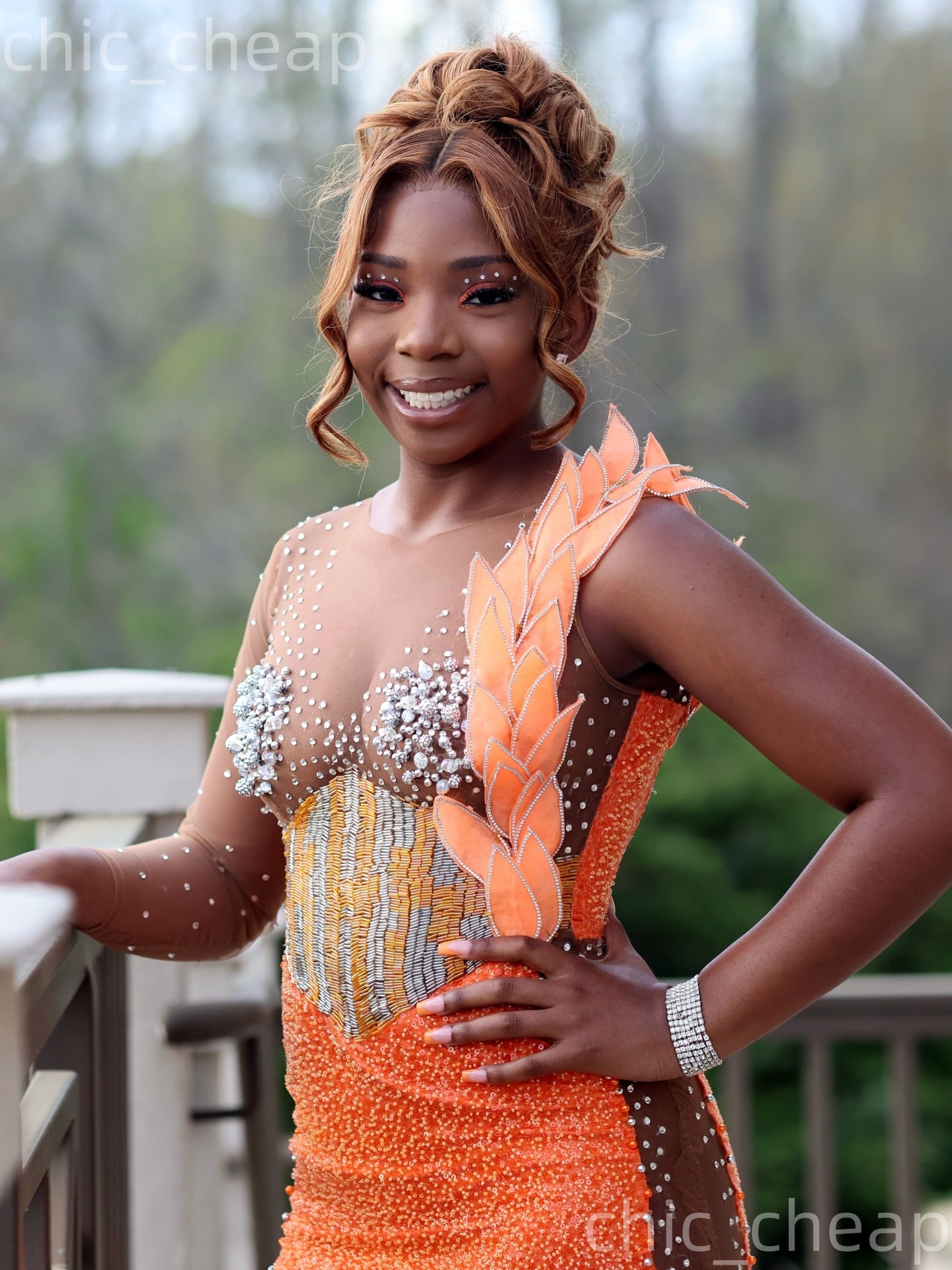 Aso Ebi Orange Mermaid Prom Dresses 2026 Beaded Crystals Florals Sequined Evening Formal Party Second Birthday Engagement Gowns Dress For Special Occa