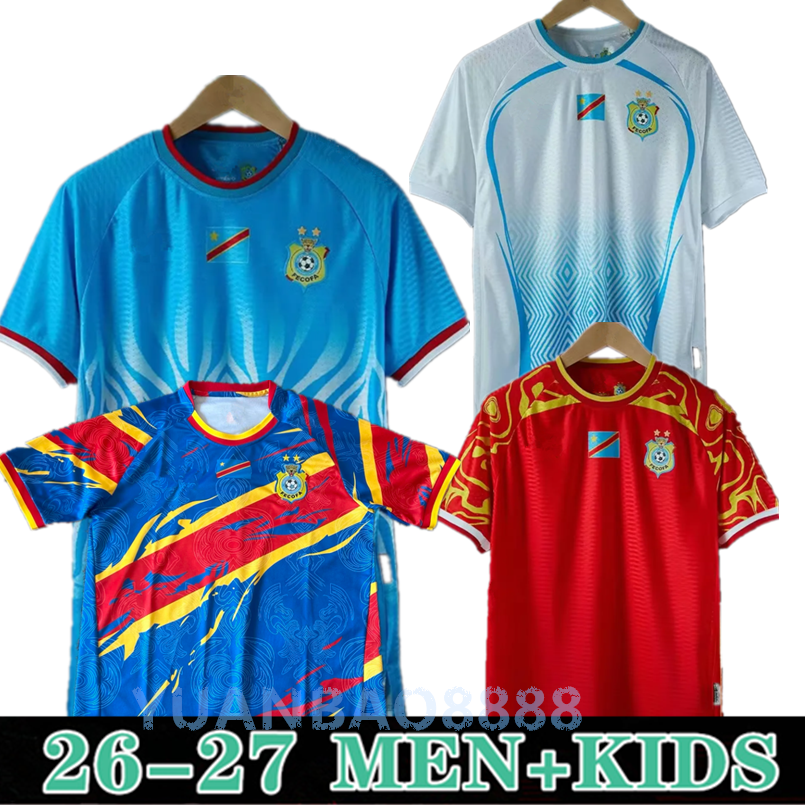 2025 DR Congo soccer jerseys 25 26 Democratic Republic of the Congo national team shirt T.BONGONDA F.MAYELE MESCHACK KALULU home away jersey