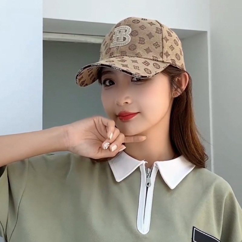 Luxury Brand Designer Cap Wholesale Spring Summer Hats For Women Summer Thin Sun Protection Sun Hat Men Face-Slimming Duckbill Cap Baseball Cap