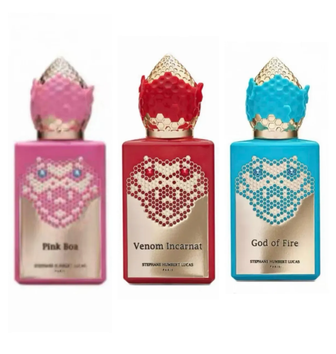 50ml Stephane Humbert Lucas Pink Boa Perfume Fragrance Sand Dance La Collection Serpent Venom Incarnat God of Fire Eau De Parfum Spray EDP