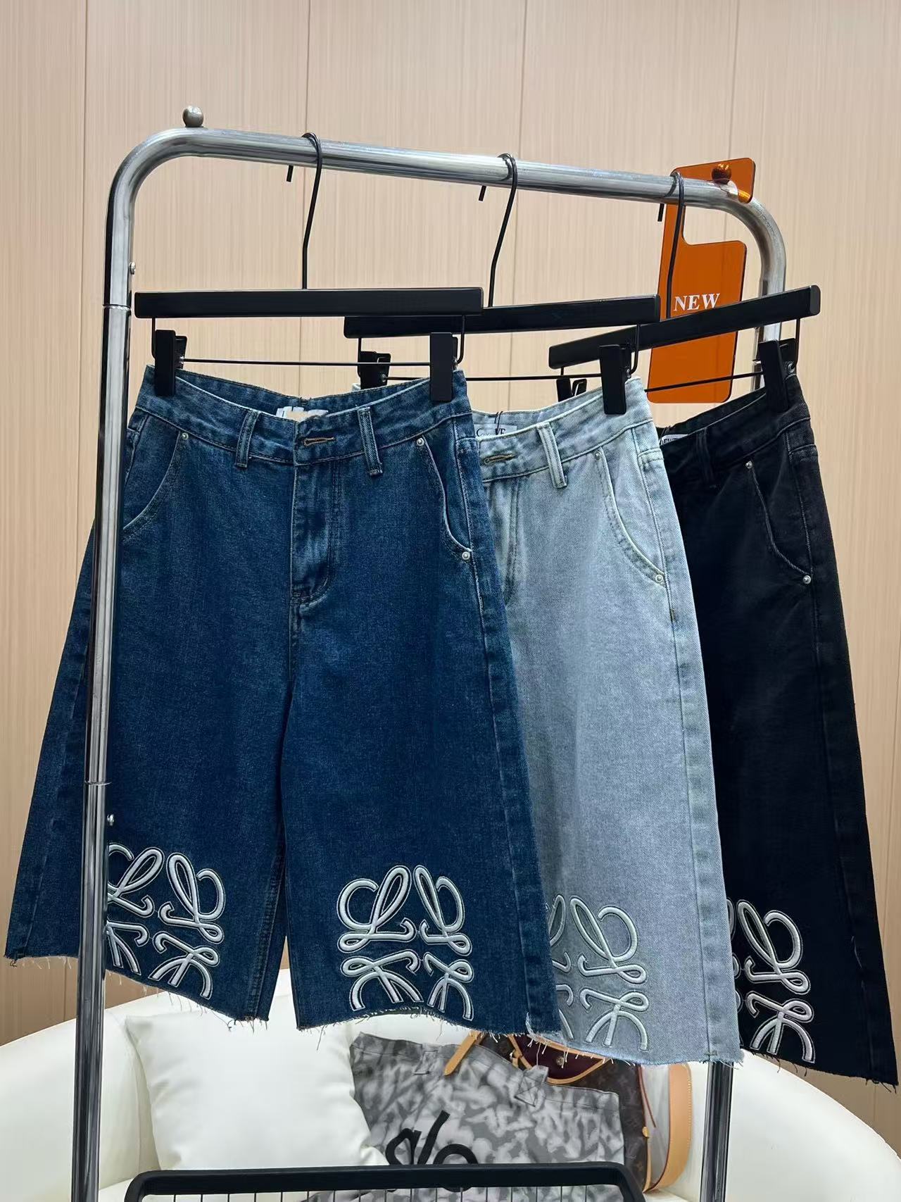 jeans womens designer jacquard Straight Leg jeans Allover Print logo Classic Mid Rise baggy Pants Luxury Straight Leg Denim Pants Casual womens clothing