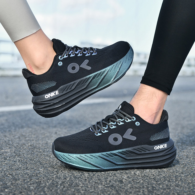 ONKE mens and womens lightweight shock-absorbing running shoes wear-resistant casual sports shoes breathable and comfortable sneakers