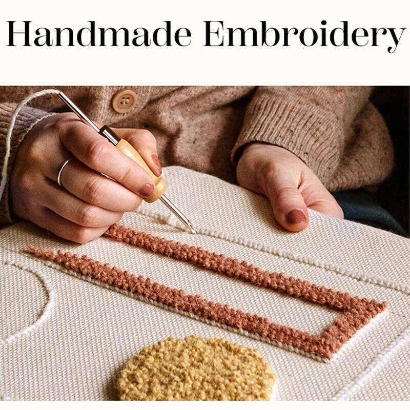 Embroidered Throw Pillow Cover 45x45cm Soft Cozy Cotton Outdoor Decorative Pillowcase Covers with Zipper for Couch Sofa Bedroom