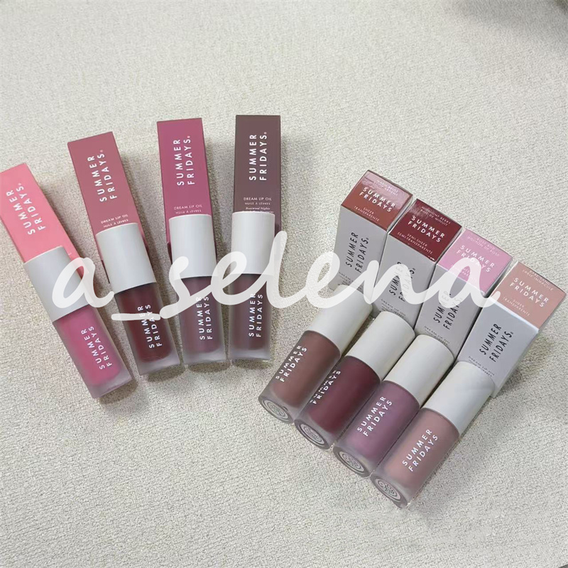 Summer Dream Lip Oil 8 Colors Lip gloss Liquid Lipstick Moisturize Smooth Makeup Lips Glaze Butter 4.5ml