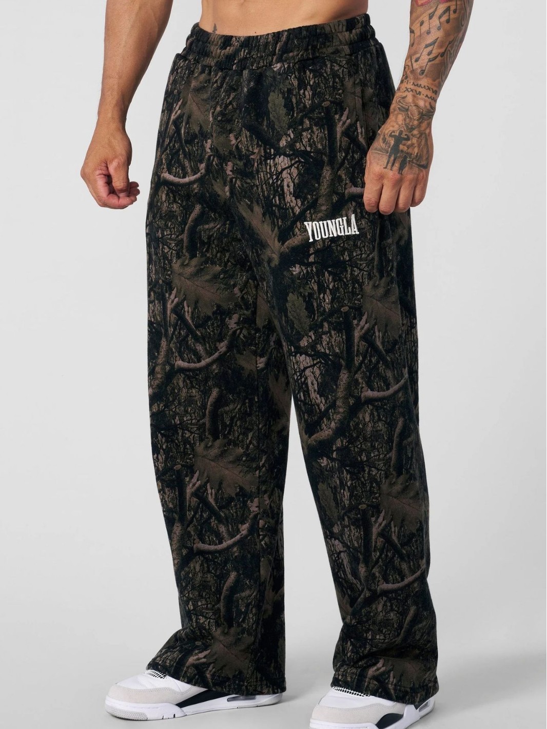 Y2K Streetwear Baggy Pants Camo Pattern Printed Hip Hop Sweat Pants Mens Unisex US Casual Camo Trouser 241011 - view 7