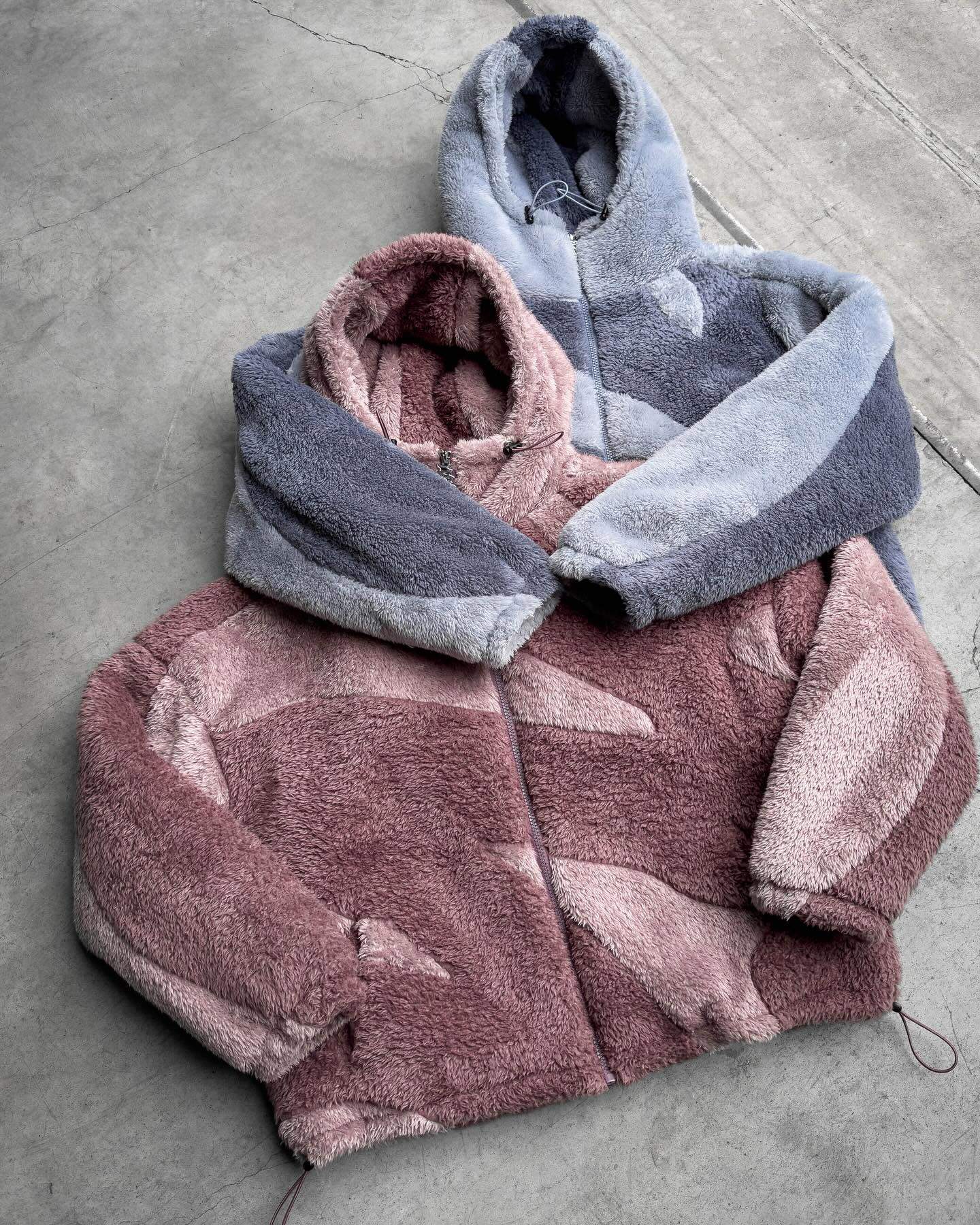 Men's Hoodies Polar Fleece Ninja Mask Zipper With Personalized Embroidery Fashion Brand Rhinestone Jeans Set Hip-hop Retro Trend Y2K Men's W