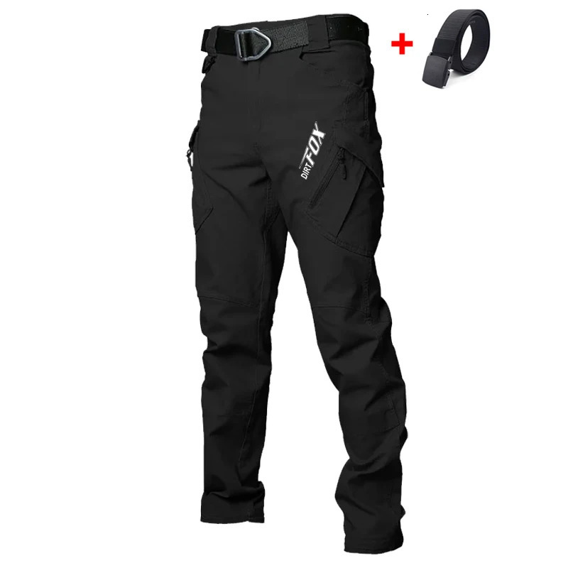 DIRTFOX Cycling Long Pants Men Mountain Bike Trousers Motocross Bicycle Tactical Cargo Bottoms Mtb Enduro Pant Pantalon Ciclismo 260109