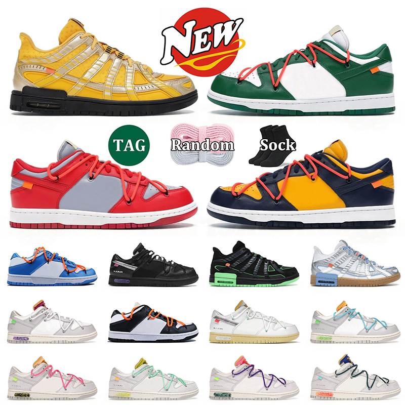 Top Designer Sneaker for Women Men Outdoor off whiteshoe Casual Shoe UNC Pine Green University Gold Red White Trainers Chaussure Flat Platform Mens Womens Sneakers