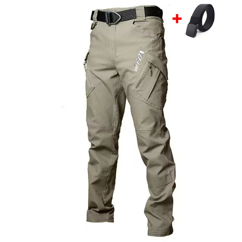 DIRTFOX Cycling Long Pants Men Mountain Bike Trousers Motocross Bicycle Tactical Cargo Bottoms Mtb Enduro Pant Pantalon Ciclismo 260109