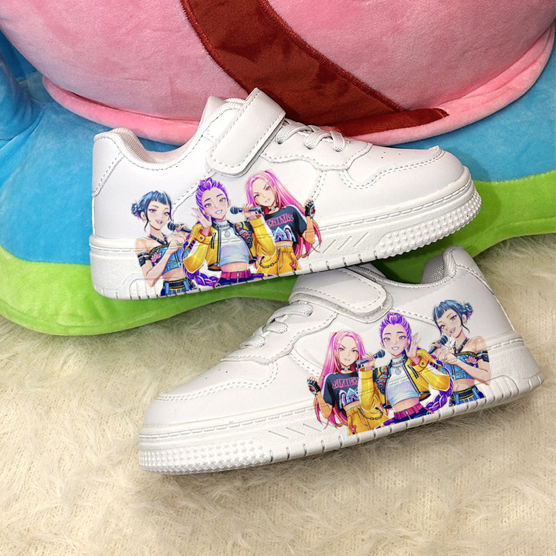 Childrens Student Fashion Casual Shoes Kids KPOP White Sport Shoes Boys Girls Anti-slip Outdoor Breathable Sneakers 251218