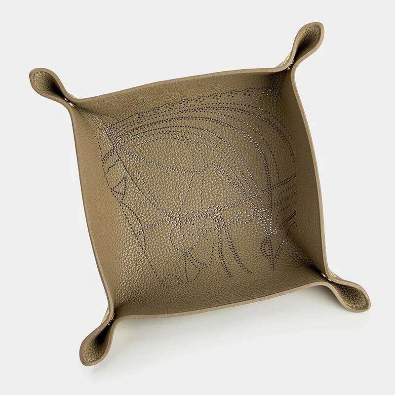 Luxury Horse Head Hollow Design Necklace Bracelet Plate, Jewelry Key Leather Storage Plate Organizer