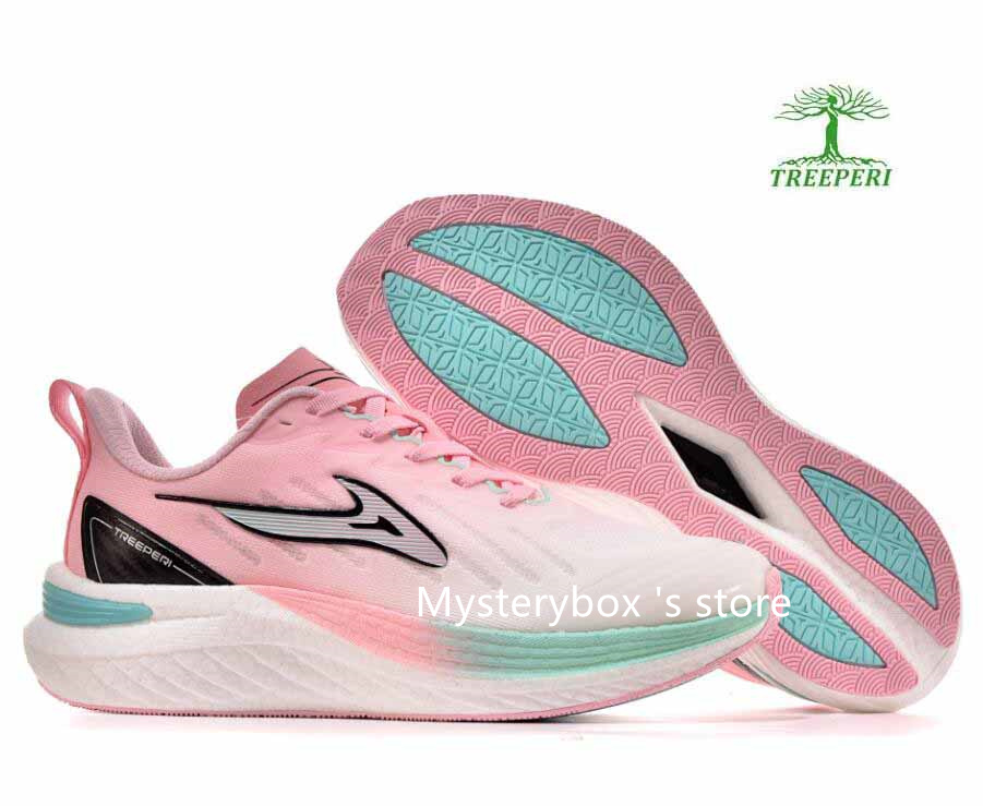 Treeperi Jogging Shoes Carbon Plate Marathon Running Shoes Competition Training Racing Sports Shoe Really Explosive Wave Maker Series Mysterybox Store