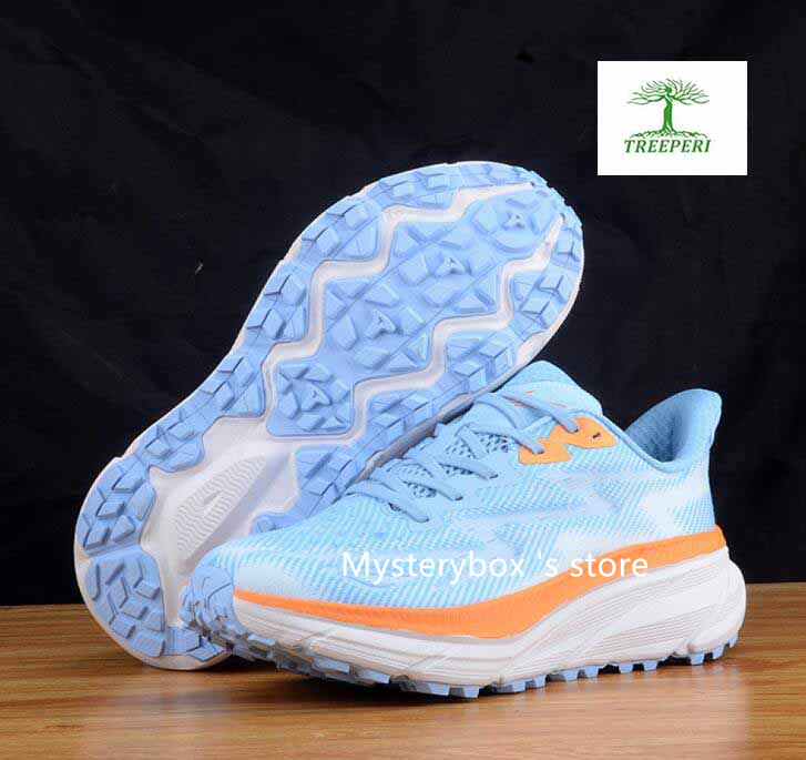TREEPERI Clifton 9 Road Running Shoes Thick Soled Height Increasing Training Couples Leisure Slow Run Breathable Non SlipS Mysterybox Store T09 traini