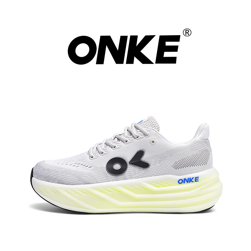 ONKE mens and womens lightweight shock-absorbing running shoes wear-resistant casual sports shoes breathable and comfortable sneakers