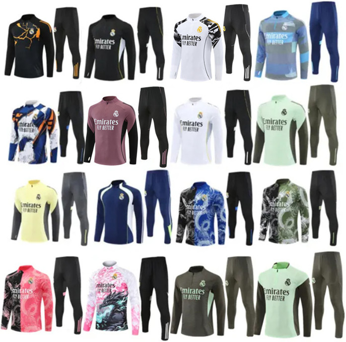 2025 2026 2027 BELLINGHAM training suit 25/26/27 Reals Madrides Long Sleeves men kids MBEPPA VINI JR football sportswear chandal futbol survetement