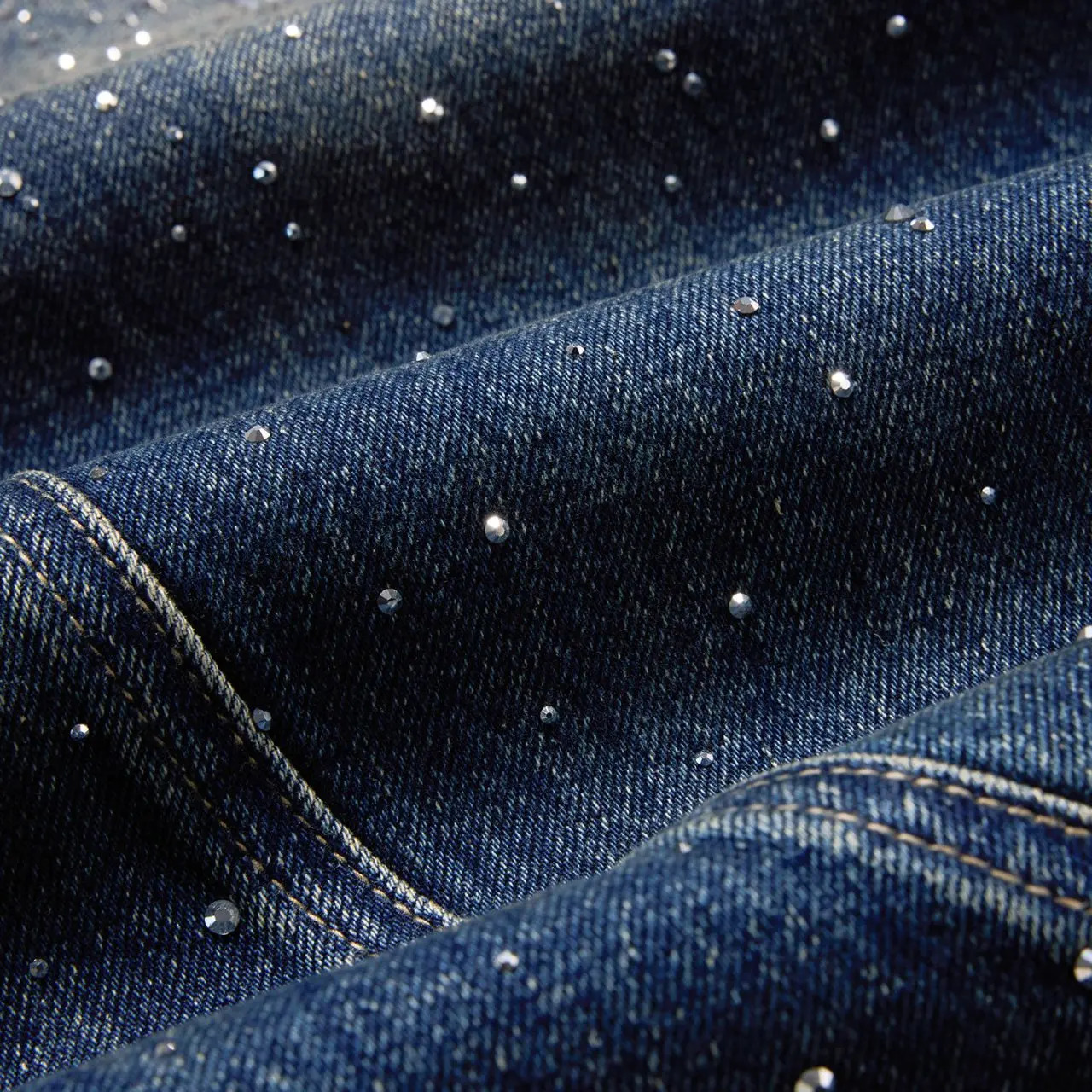 Diamond Wide Leg Jeans Men Women Streetwear Fashion Hip Hop Loose Casual Denim Cargo Pants Baggy Jeans Trousers 260109