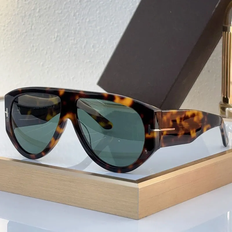 TF Summer Fashion BRONSON SUNGLASSES TF1044 Mens Shiny acetate style Sunglasses UV400 Protective Womens Fashion Retro