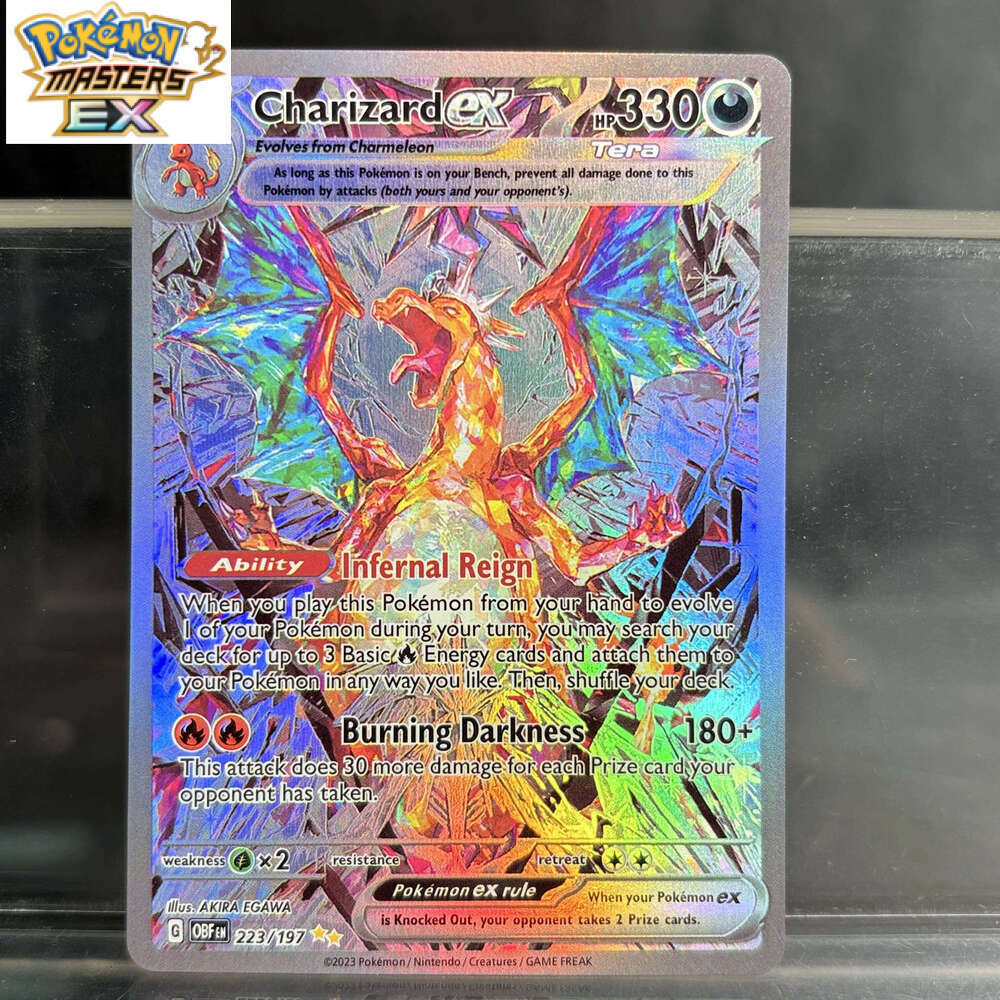 PKM Single Proxy Foil Card Charizard Series VMAX Hobbies Collectibles Game Collection PTCG Anime Cards L260114