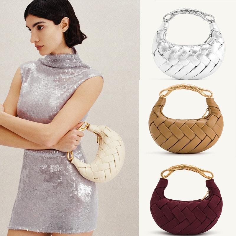 Fashion Handbag Luxury Designer Shoulder Bag High-quality Interacto Large Crossbody Bag Soft and Women's Handbag Knitting Bag Genuine Leather Cowhide Bag Tote Bag