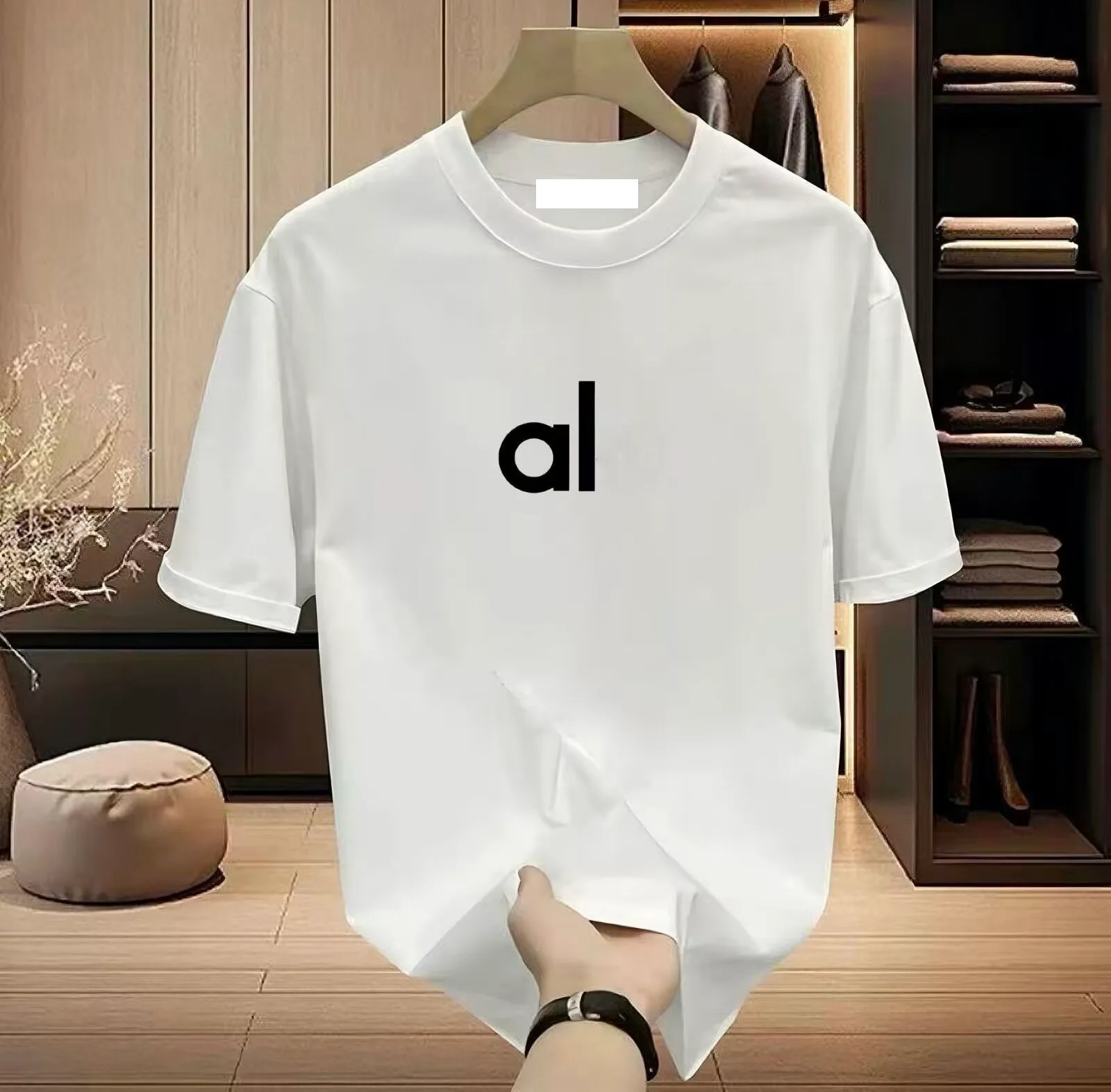 Summer casual fashion T-shirt brand designer's new women's fashion T-shirt, women's cotton casual letter printed round-neck short-sleeved T-shirt