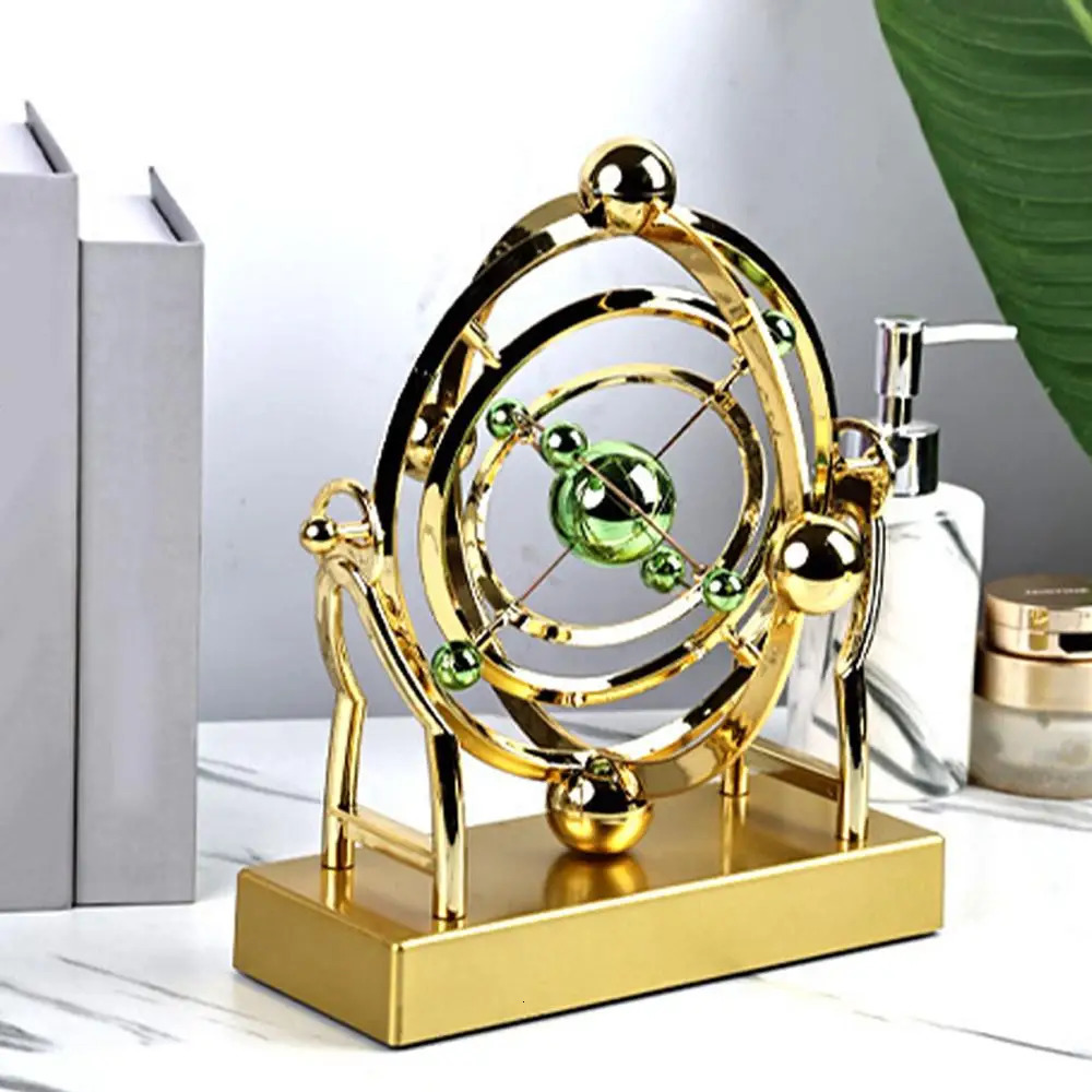 Orbit Pendulum Perpetual Motion Machine Kinetic Art Desk Decor Astronomy Model for Home Office Rotating Sculpture 251231