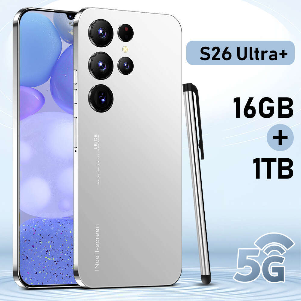 The best-selling new product of a well-known brand, S26 Ultra+cross-border mobile phone 16+1T large memory foreign trade intelligent all-in-one machin