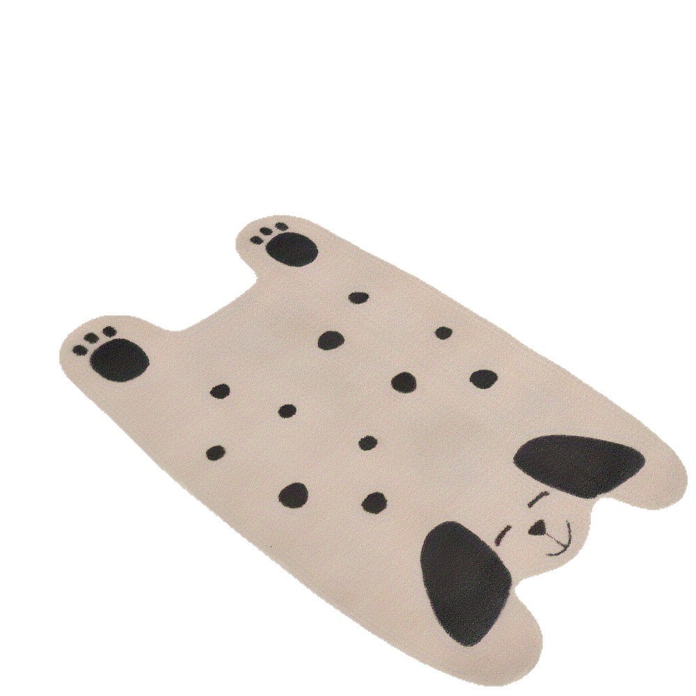 Alien-shaped cartoon animal wool-like carpet, dirt-resistant and cool, sofa decoration mat, cute cow-shaped easy-to-clean mat 240805