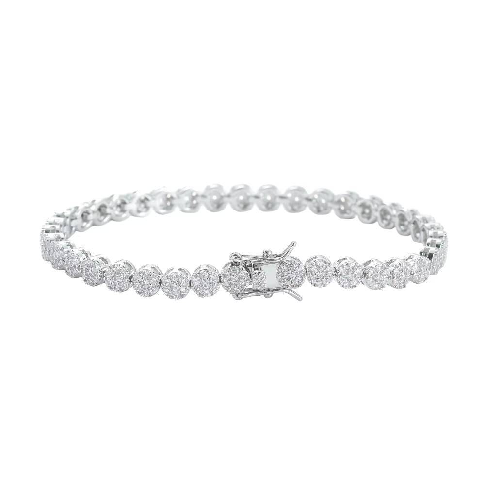 BB244 5MM Brass Cubic Zircon Bracelets Women Fashion Tennis Bracelet