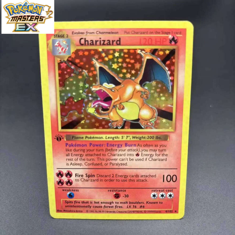 DIY PTCG Collection 1999 1ST EDITION CHARIZARD VENUSAUR Self Made Single Card Classic Game Anime Cards Gift Toy L260114