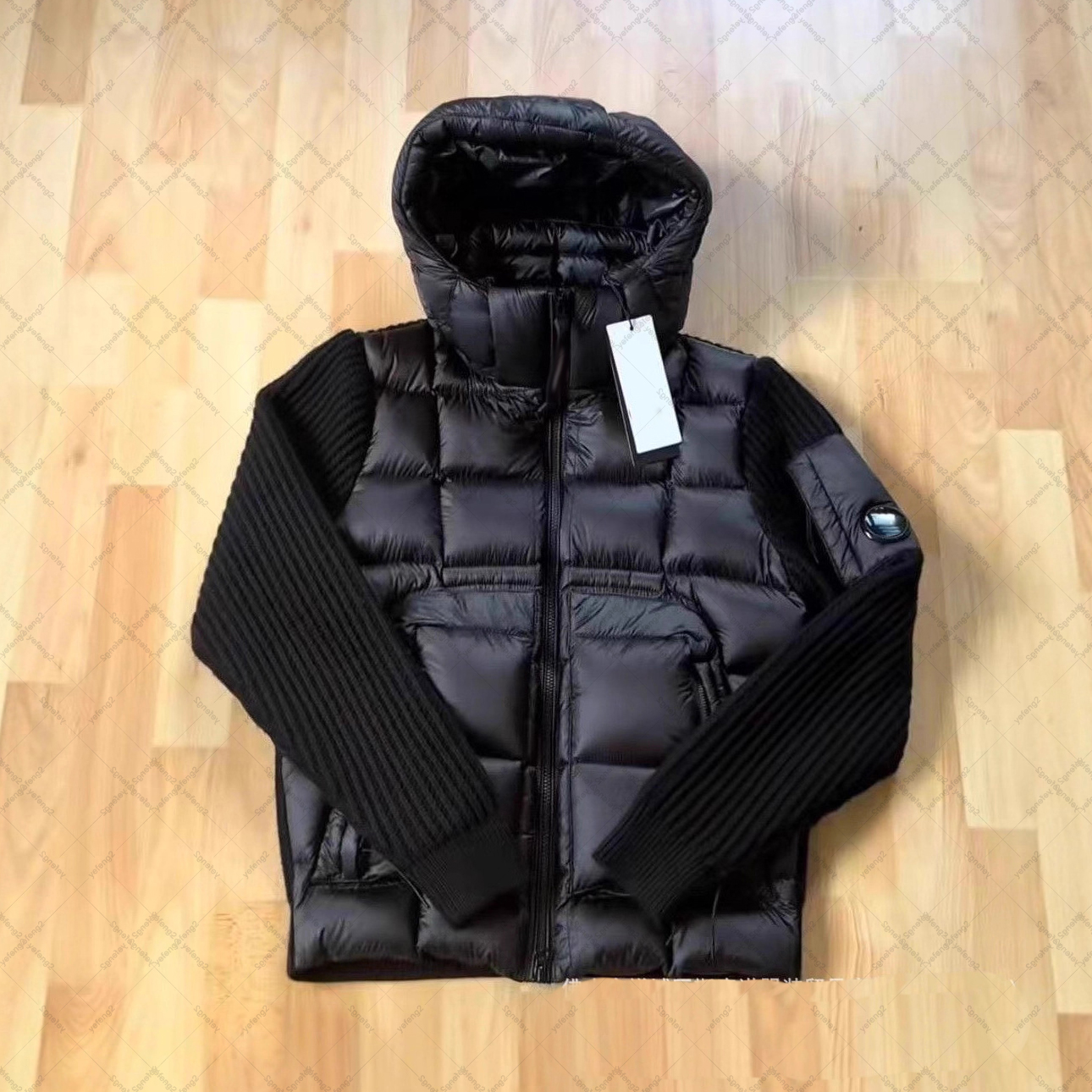 Mens designer jacket puffer jacket classic glasses fashion company Lens Sleeveless Jacket Padded Quilted Gilet Hooded jacket