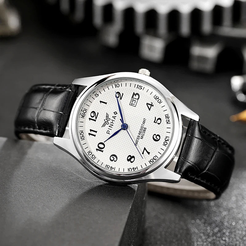 Casual Fashion Leather Strap Men Watches Montre de luxe homme selling Products Drop erkek saatleri Relogio 260114