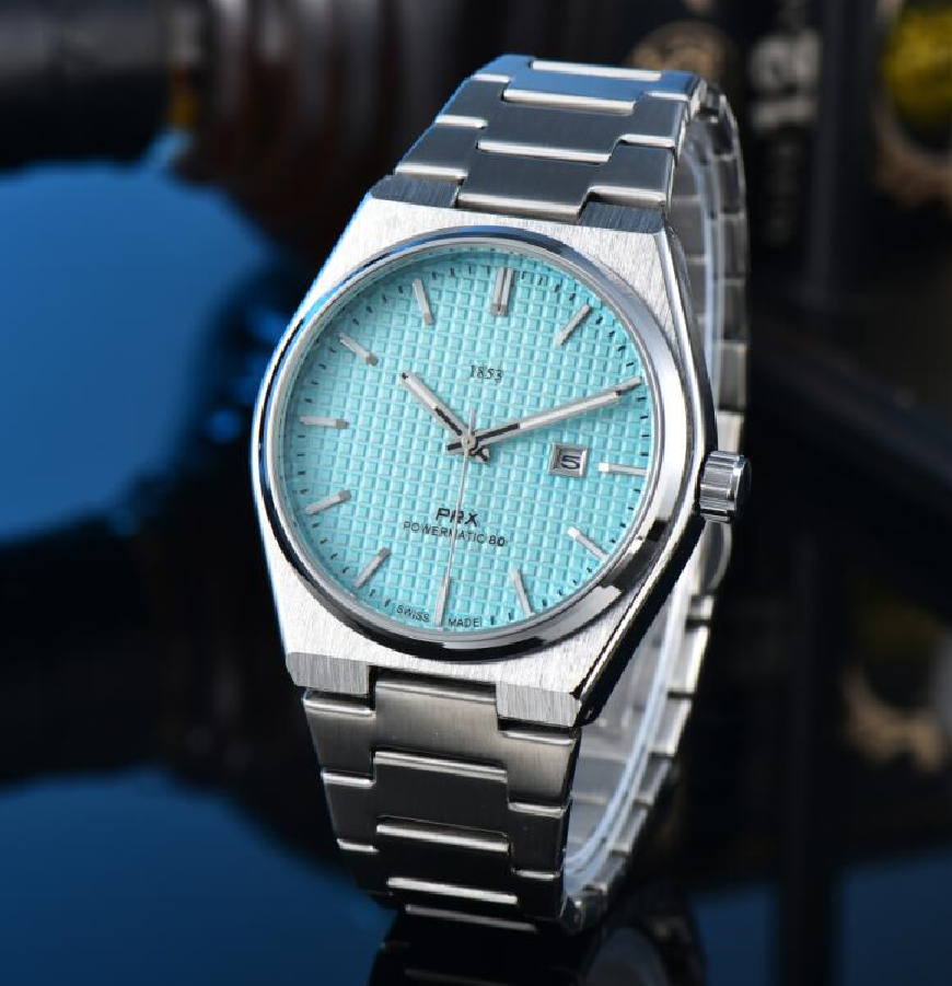New Design Mens women TISSOTSity PRX 1853 Watches automatic quartz Movement Male Clock Luxury Business Wristwatch Designer Watches for Men Watch montre de luxe #23