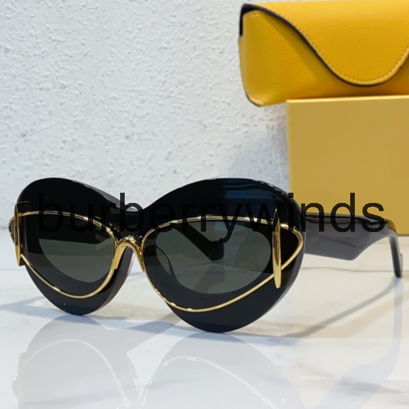 loewesunglasselys designer sunglasses acetate fiber oval metal alloy stainless steel frame 40119 fashionable and trendy loewesunglasseity 8PIV