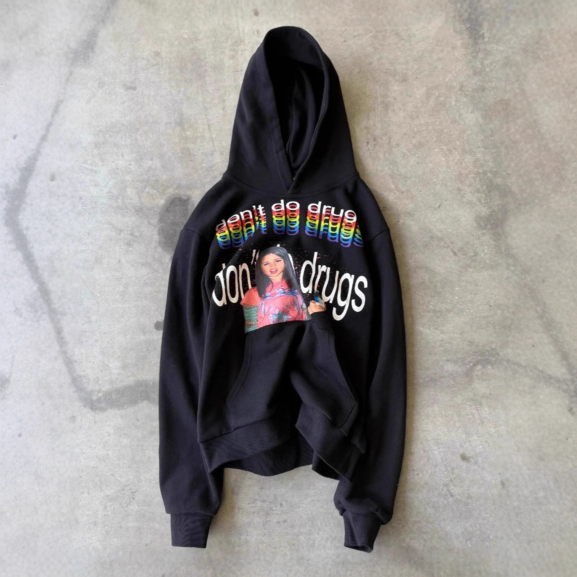 Luxury Brand Designer Clothing 2026 New Style American Retro Hargajuku Street, Dark Hip-hop High Street Design, 3D Printing Zipper Coat Loose Sweatshi
