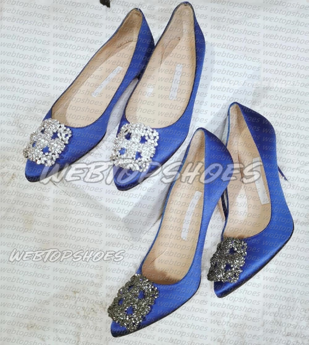 Designer High Heels Slingback heels kitten heels Women's Satin rhinestone pointy pump 6-10cm women's sexy party wedding stiletto pumps size 34-43