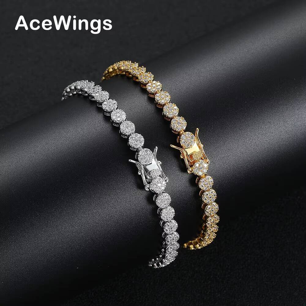 BB244 5MM Brass Cubic Zircon Bracelets Women Fashion Tennis Bracelet