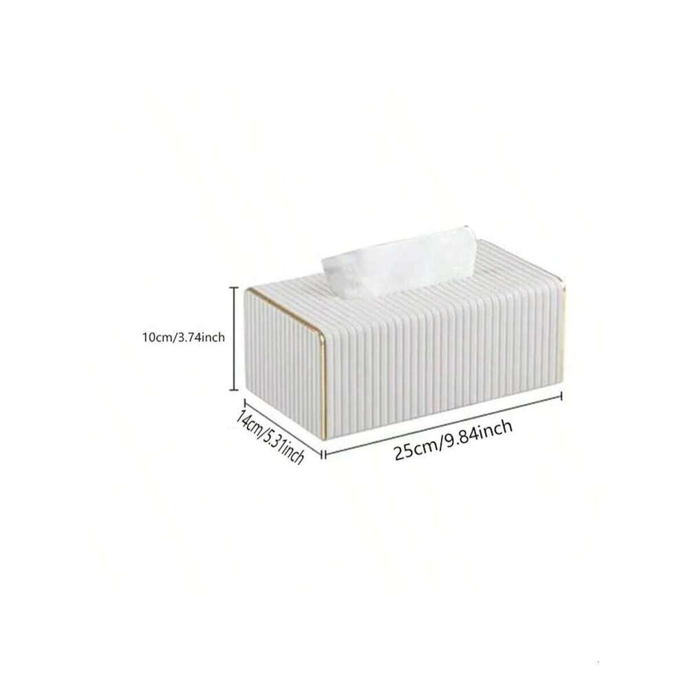 Paper Bathroom Tissue Boxleather Paper Towel Holder Is Suitable For Bedroom, Dining Table, Office