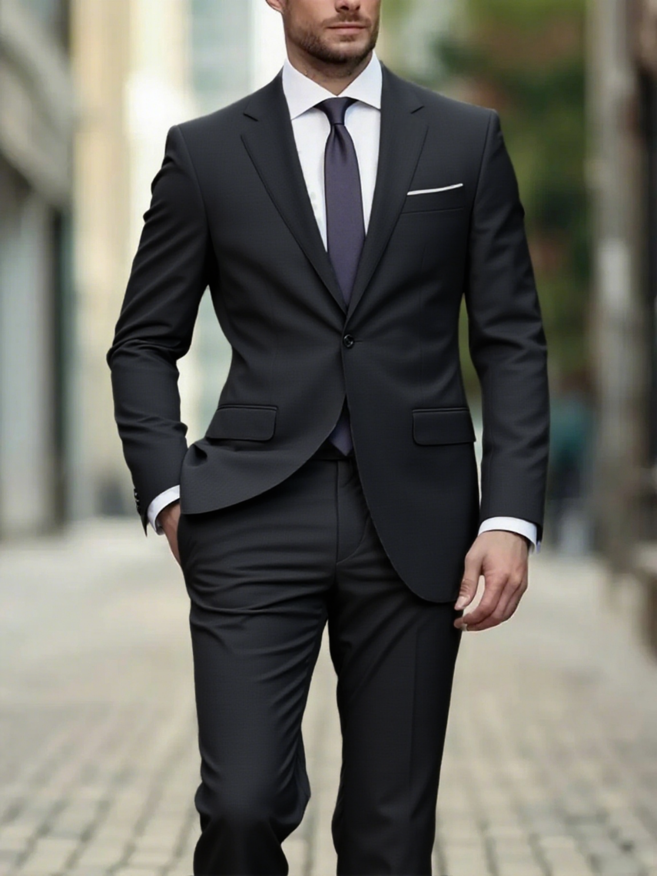 Contemporary Professional Men's Suits - Stylish Business Attire For Modern Professionals