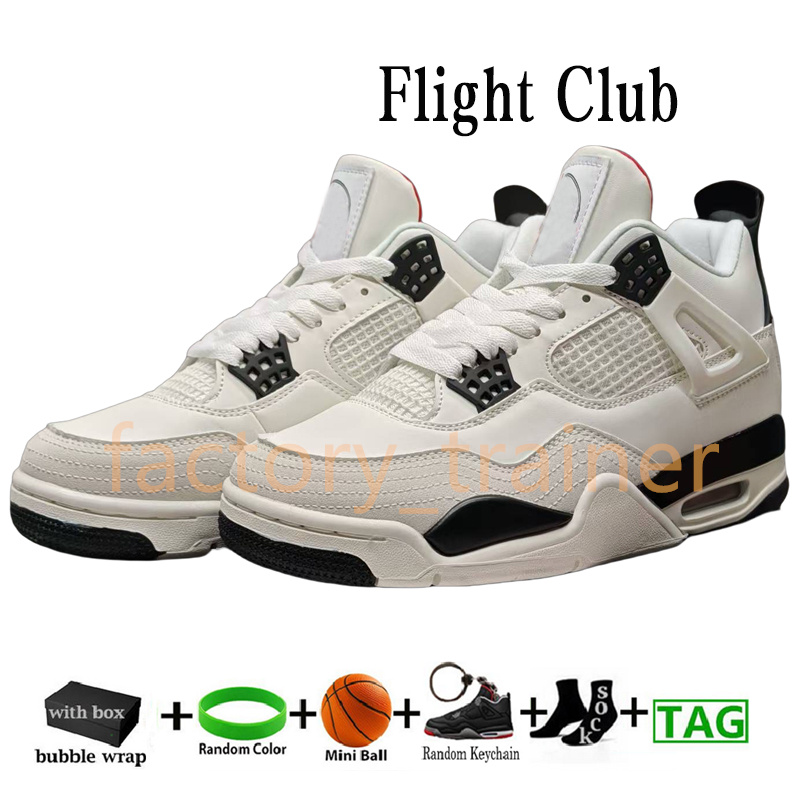 2026 Designer New basketball shoes 4 Black Cat Worn Blue White Cement Black Meatllic Black Cool Grey Concerd Flu Game mens sneakers womens runner trai