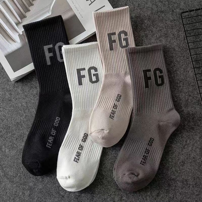 Mid-Calf Sports Cotton Trendy Fashion Men's Long Autumn Winter Thickened Breathable Casual Socks Wholesale
