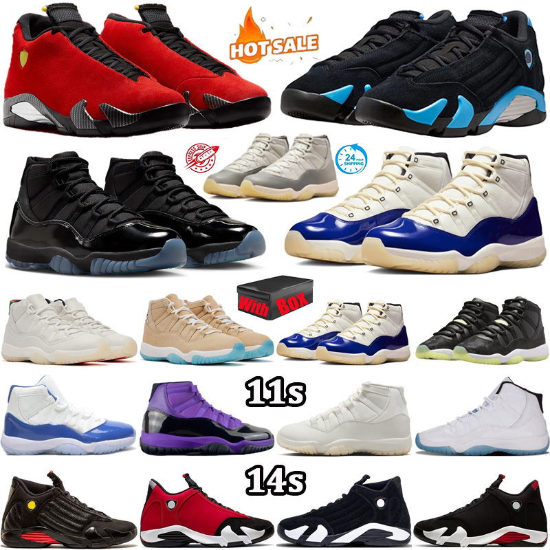 Designer Shoes Basketball Shoes Trainers 14s Ferrari Black Blue 11s Tokyo Gamma Blue Mojave 285 Pearl H Town Royal Blue Sports Shoes sneakers Classic Sport eur 36-47