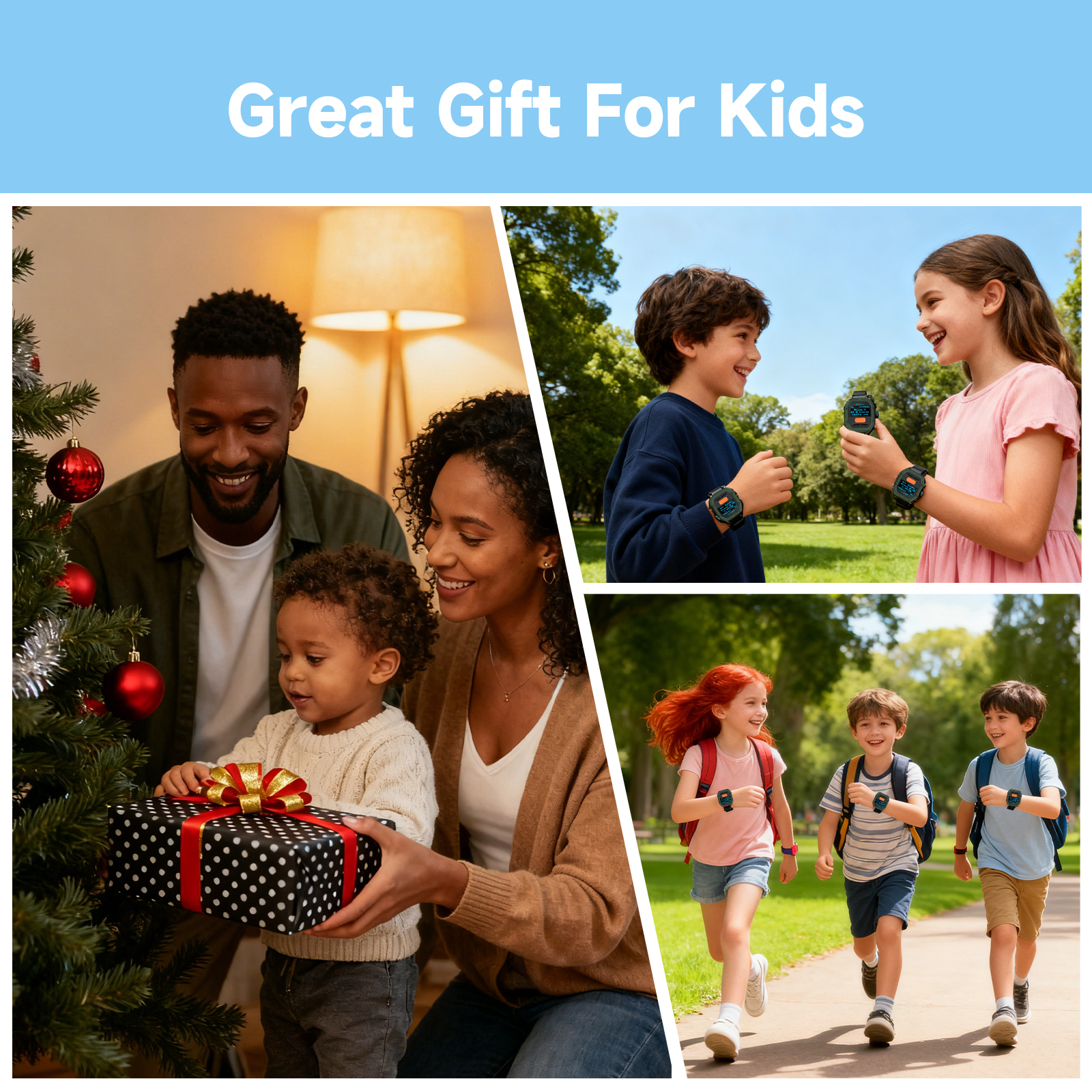 OMIZN GT5 Watch walkie talkie Unlimited Range,4G LTE Long Range Two Way Radio with Pre-installed SIM,Lifetime Free,VOx,AES256 Encryption for Commercia