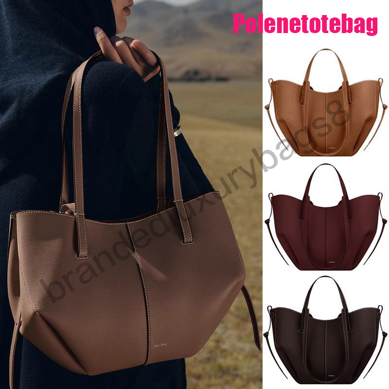 Totebag Polenetotebag Genuine Leather Bag Half Moon Cyme Bag Smooth Shoulder Bag Tonca Bag Purse Top quality Cross Body Bag Mini Purse Textured Leather Hobo Bags