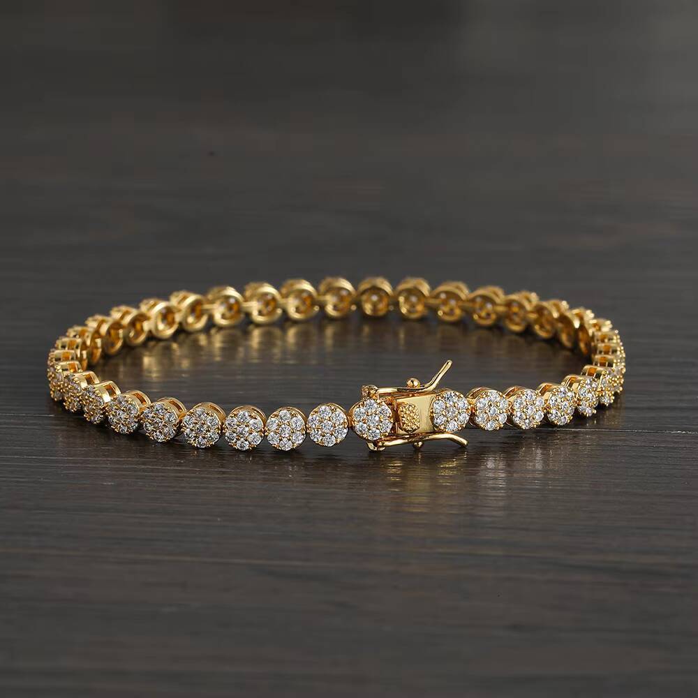 BB244 5MM Brass Cubic Zircon Bracelets Women Fashion Tennis Bracelet