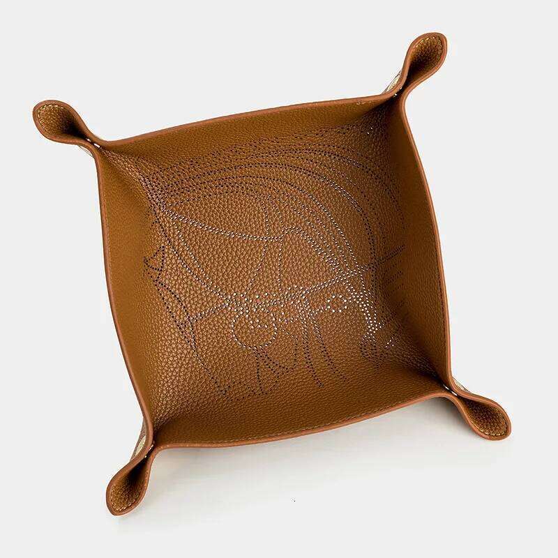 Luxury Horse Head Hollow Design Necklace Bracelet Plate, Jewelry Key Leather Storage Plate Organizer